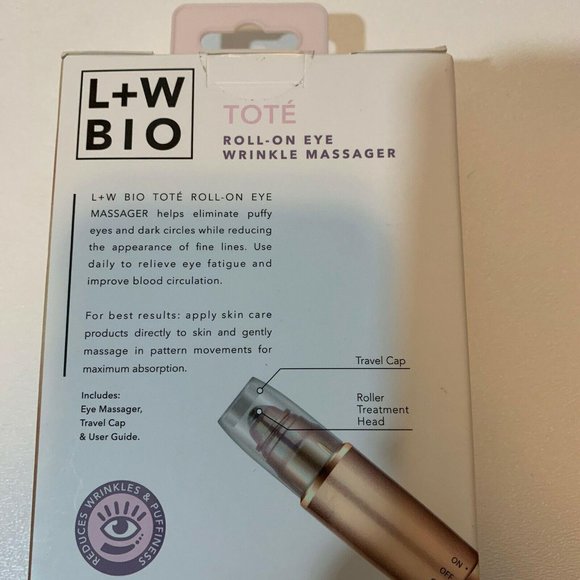 Luke & Willow Tote Roll On Eye Massager New Boxed - Picture 4 of 4